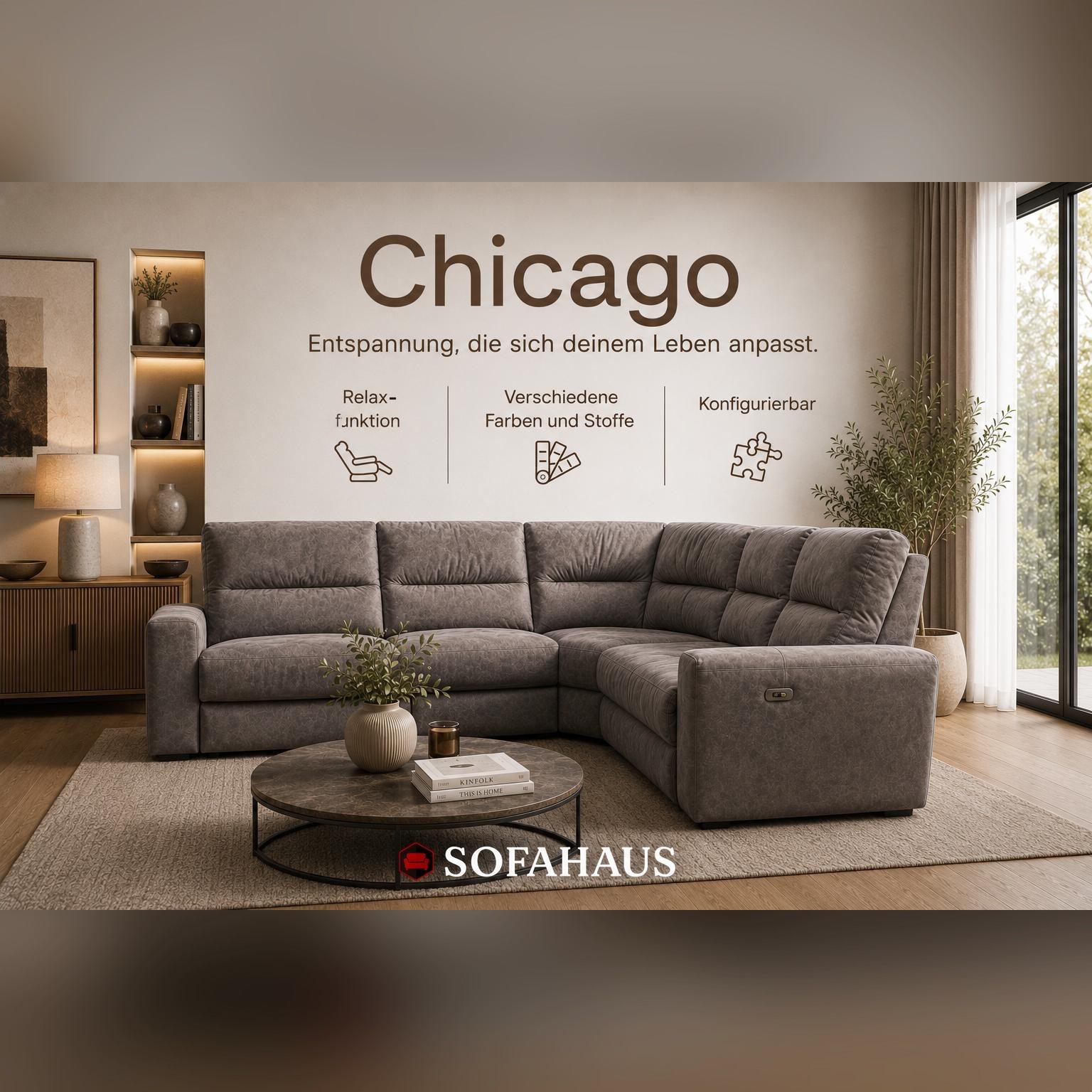 Sofa Chicago, Entspannung, die sich deinem Leben anpasst