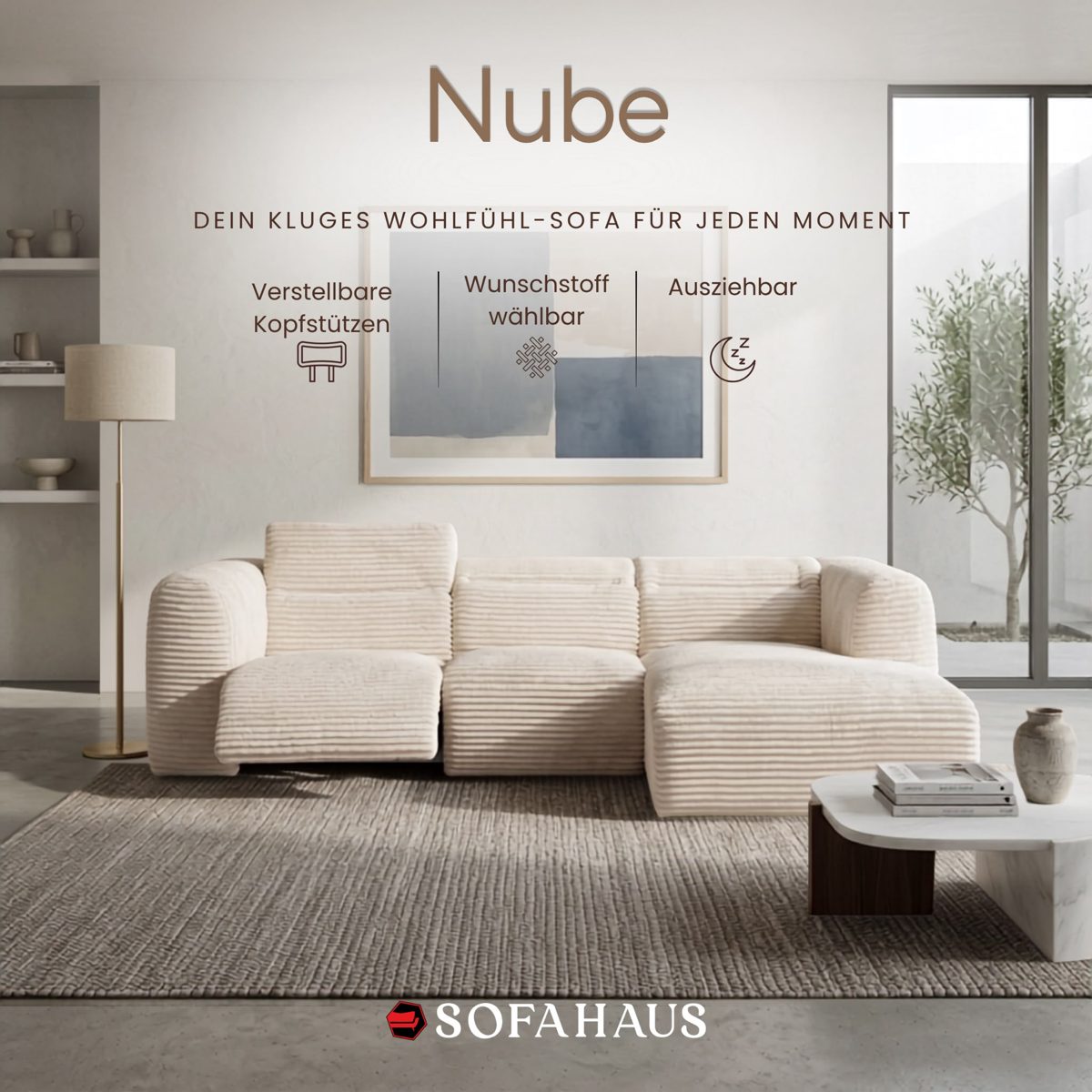 Sofa Nube im Wohnzimmer